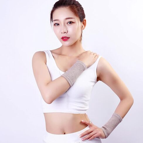 YUPPIE TONE Cashmere Wrist Warmer Unisex Winter Wrist Sleeve Support Arm protector Invisible Cuffs in Kuwait