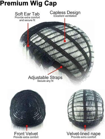 مجموعة زي وشعر مستعار HPO Premium Dapper Creature Playboy، طراز طويل بهرج لم يتم الإساءة إلى الحيوانات في تصنيعه، مثالي لعيد الهالوين أو الكرنفال أو المناسبات التنكرية القادمة (أسود) in Kuwait