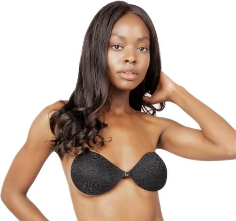 Adhesive Strapless Backless Lace Push-up Sticky Bra in Saudi Arabia