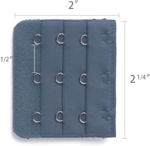 Allegra K Underwear Bra Extenders Strap Extension Buckle Hooks Blue 5 Pcs in Saudi Arabia