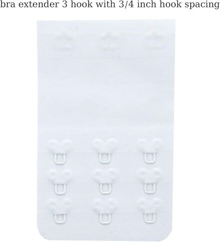 حمالة صدر نسائية بدون خياطة مكونة من 3 خطافات موسع حمالة صدر مريحة مع خطاف تمديد حمالة صدر، 3 قطع in Kuwait