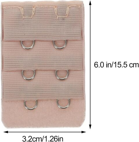 Abaodam 20pcs Womens Bra Extenders 2 Hook Elastic Stretchy Bra Extension Strap, As Shown, M in Saudi Arabia