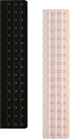 Bzybel Corset حمالة الصدر 7-18 خطاف تباعد 1.9 سم، أسود، مقاس واحد, أسود, One Size in Saudi Arabia