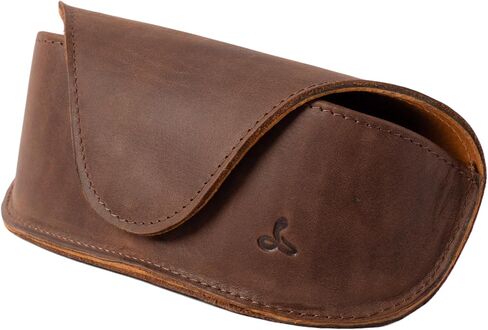Snakehive Hard Glasses Case - Real Leather Eyeglasses Case for Men and Women - Reading Glasses Pouch in Saudi Arabia