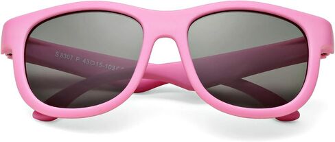 SCVGVER Kids Polarized Sunglasses with Strap, Toddler Newborn Infant Flexible Frame Sun Glasses for Girls Boys Age 0-3 in Saudi Arabia