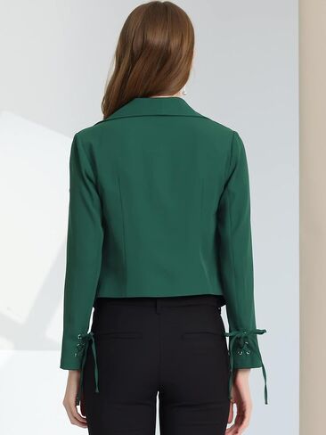 Allegra K Women's Elegant Open Front Cardigan Jacket Work Office Business Suit Blazer in Saudi Arabia