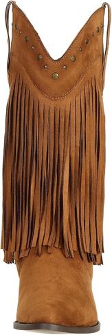 SheSole Women's Cowboy Boots Fringe Western Boots in Saudi Arabia