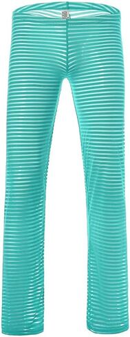 Men’s Summer Sexy Mesh See Thru Stretchy Lightweight Sleep Lounge Pants in Saudi Arabia