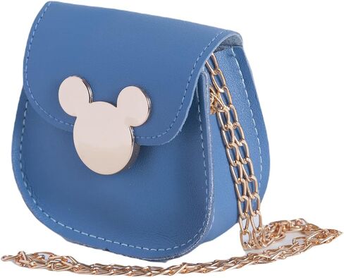 Little Girl Crossbody Purse Cute Fashion Leather Mini Shoulder Saddle Bag (Yellow) in Saudi Arabia