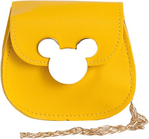 Little Girl Crossbody Purse Cute Fashion Leather Mini Shoulder Saddle Bag (Yellow) in Saudi Arabia