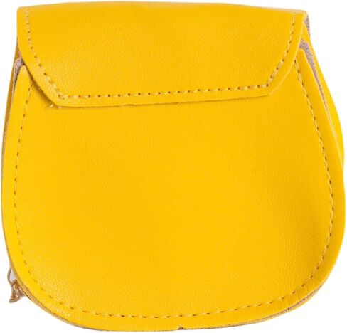 Little Girl Crossbody Purse Cute Fashion Leather Mini Shoulder Saddle Bag (Yellow) in Saudi Arabia