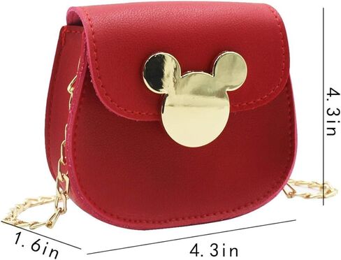 Little Girl Crossbody Purse Cute Fashion Leather Mini Shoulder Saddle Bag (Yellow) in Saudi Arabia