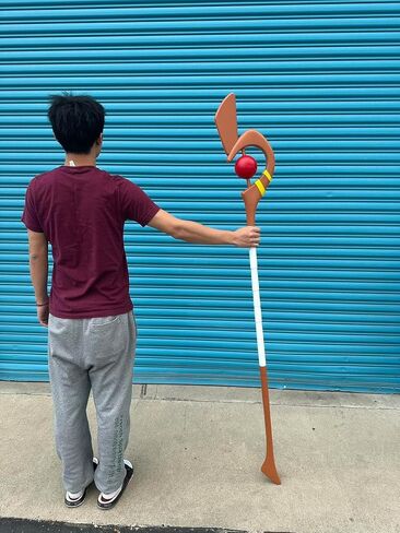 70" Fantasy Anime KonoSuba Style PU Foam Megumin Staff for Collection Cosplay in Saudi Arabia