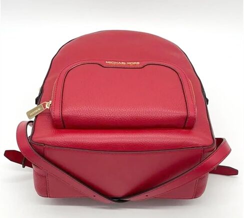 Michael Kors Jaycee Medium Pebbled Leather Backpack (bright Red) in Saudi Arabia