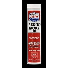 Lucas Oil RED N Tacky Grease 14OZ CO MfrPartNo 10005-30 (Quantity 20)