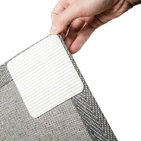 Home Techpro Rug Pad Gripper, Washable Grippers for Rug, “Vacuum TECH" - New Materials to Non Slip Rug Pads for Hardwood Floors, Under Rug Carpet Tape : Keep Your Rug in Place & Make Corner Flat