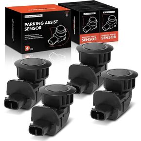 A-Premium 4-PC Bumper Reverse Backup Parking Assist Sensor Compatible with Select Lexus Models - LS430 2001 2002 2003 2004 2005 2006, Replace# 89341-50050, 89341-50040