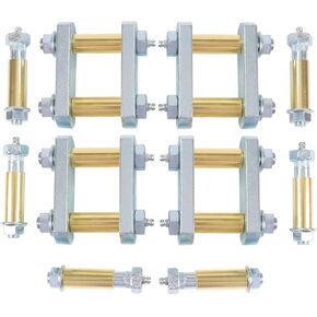 Heavy Duty Shackle Upgrade Kit Compatible with CRE3000, Stock and Equaflex 2.25" Shackles for Tandem Axle Truck/Trailers Replaces# UO12-016