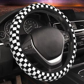 Cartoon Dinosaur Steering Wheel Cover Anti-Slip Car Accessories Absorbing Sweat Breathable Steering Wheel Protector for Men Women Girls Universal 15 Inch Car Interior Decor