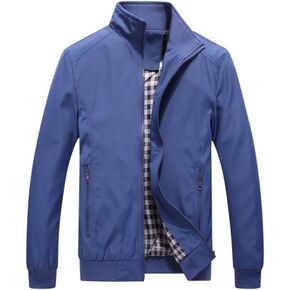 Mens Casual Jacket Outdoor Sportswear Windbreaker Lightweight Bomber Jackets Coats