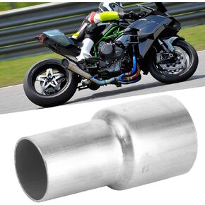 Exhaust Pipe Adapter, Universal Exhaust Pipe, 2"ID to 1.5"ID Stainless Steel Reducer Connector for Muffler Tail Pipe
