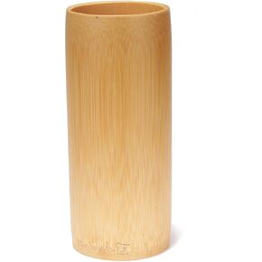 Natural Bamboo Flower Vase/Holder - Carbonized Brown - 8" - 1 Piece