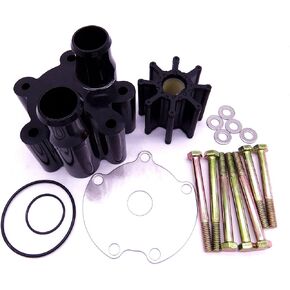 SouthMarine Boat Motor 46-807151A14 46-807151A7 18-3150 Water Pump Impeller Kit with Housing for Mercury for MerCruiser Bravo Alpha, Bravo, Ski 4.3L 5.0L 5.7L 6.2L 7.4L 8.2L Inboard Engines