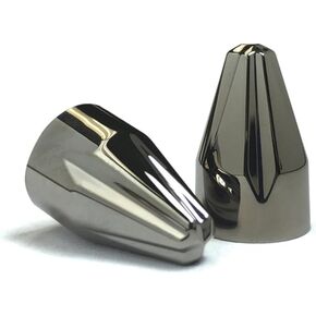 Ciro 70020 Engine Bolt Cap Set (5/16" 6-Pack Chrome/Diamond Cut Add-On )