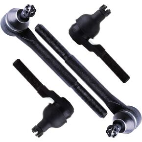 SCITOO 4-PC SET Suspension Kit For Chevrolet Blazer S10/S10 Blazer For GMC Jimmy S15/S15 Jimmy SYCLONE TYPHOON For Isuzu Hombre For Oldsmobile Bravada Inner Tie Rod End,Outer Tie Rod End