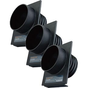 POWERTEC 70133 بوابة الانفجار 2-1/2 بوصة لمجمع الغبار وتركيبات تجميع الغبار