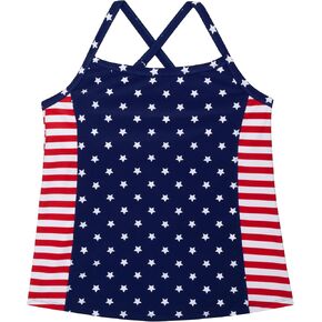 SwimZip Women's Flattering A-Line Swim Tankini - UPF 50+ Sun Protection