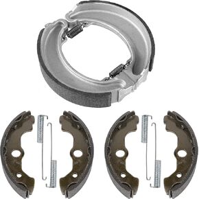Caltric Front & Rear Brake Shoes Compatible with Honda Trx300Fw Fourtrax 300 4X4 1988 1990-2000 (Only 4X4)