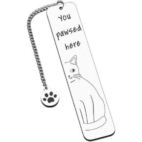 Cute Cat Bookmark Cat Lover Gifts for Reader Cute Book Marks for Woman Book Marks for Reading Women Cat Bookmarks for Cat Lovers Funny Cat Bookmarks for Women Cute Metal Bookmark for Book Lovers