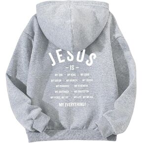 OYOANGLE Boy's Letter Graphic Print Long Sleeve Thermal Lined Hoodies Drop Shoulder Pullover Sweatshirts in Saudi Arabia