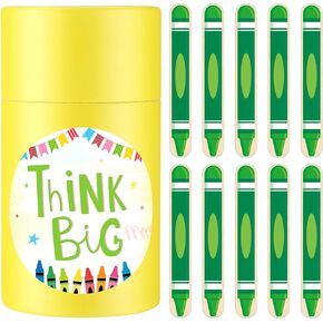 64 Pieces Crayon Flip Sticks for Classroom Fun Flip Name Sticks with 1 Storage Cup for School Teacher Student Grouping Educational Learning Activities Desk Supplies