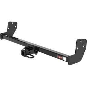 CURT 11181 Class 1 Trailer Hitch, 1-1/4-Inch Receiver, Fits Select Chevrolet Prizm, Geo Prizm, Toyota Corolla, GLOSS BLACK POWDER COAT