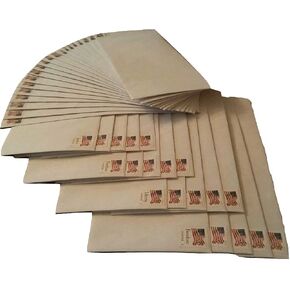 20 Forever Stamps Stamped Envelopes - #10 Envelopes (4-1/8 x 9-1/2 Inch) Stamp Design May Vary, Gummed Envelopes