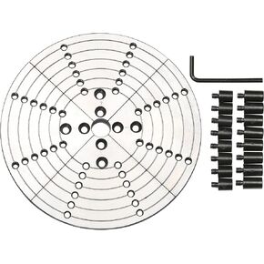 SCK4-3.5NV-SET Mini, Midi and Heavy-Duty 3-1/2" Wood Lathe Gear Chuck Set, Wood Lathe Key Chuck Set, 4-Jaw Self-Centering Chuck, 1"x8TPI thread and 3/4"-16TPI Adapter
