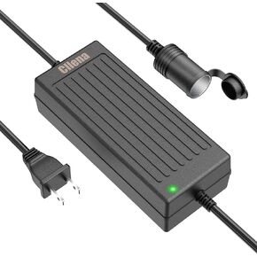 Cllena AC to DC Converter 20A 250W 110V~240V to 12V Converter Car Cigarette Lighter Socket Power Adapter AC/DC Power Supply Transformer for Inflator, Car Refrigerator, Car Vacuum Cleaner, etc.