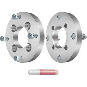 ECCPP 2PCS 4 Lug Wheel Adapters 4x110 to 4x156 with 12x1.25 74mm 1" Compatible with 1998-2015 for A-rctic Cat 400 2002-2004 for Quest 500 1999-2005 for Traxter 500 Wheel Spacers-NOT FIT Stock Rims