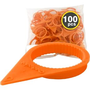 Checkpoint High-Temperature Wheel Nut Indicator 33 mm Orange – Visual Indicator for Fleets, Industrial Trucks, and Goods Transporters – Lug Nut Arrows Orange 33 mm (Bag of 100 Pcs)
