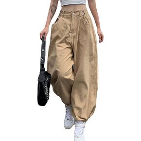 Harajuku ins Street Hipster Waist Adjustable Loose Trousers Beam feet Wish Female Gothic Casual Pants Hip-hop