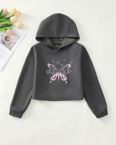 Girls 2 Piece Outfits Cami Dresses Hoodie Clothing Set Plaid Bodycon Dress Crop Top Sweatshirt Fall Winter Clothes in Kuwait