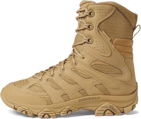 حذاء Merrell الرجالي Moab 3 التكتيكي مقاس 8 بوصات بسحاب مقاوم للماء، حذاء عسكري داكن Coyote، 5.5 in Kuwait