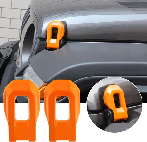 Hood Latches Engine Buckle Bonnet Fastener Decor Trim Protction Cover for Jeep Wrangler JL JLU Gladiator JT 2018-2024 ABS Exterior Accessories (Purple) in Saudi Arabia