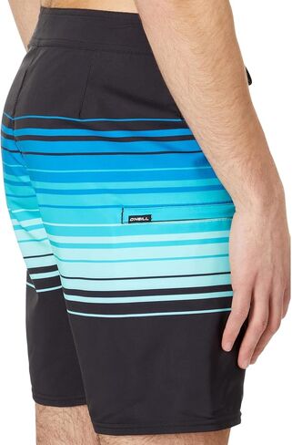 O'NEILL Mens Hyperfreak Heat Stripe Line 19 Swim, Black, 33 in Saudi Arabia