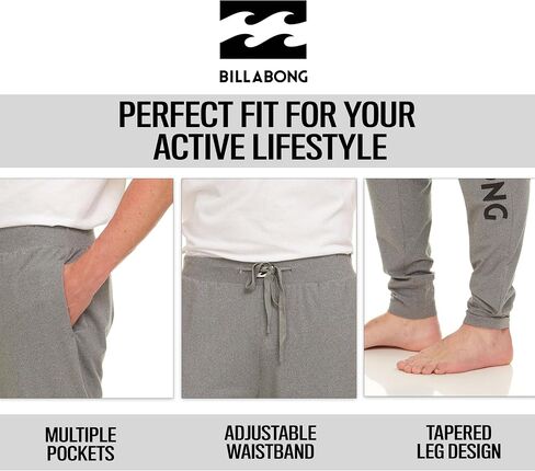 Billabong Mens Lounge Sweatpants Cozy Lightweight Stretch Loungewear for Men in Saudi Arabia
