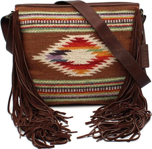 ARIAT Women's Sheridan Collection Messenger Bag Brown Crossbody Bag in Saudi Arabia