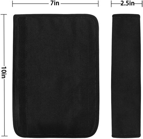 2 Pack Dream Catcher Sunflower Black Car Seat Belt Shoulder Pads Strap Covers Car Seat Belt Cushions in Saudi Arabia