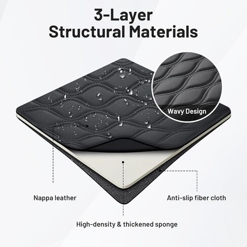 Autorder Center Console Cover for 2021 2022 2023 2024 2025 Ford F150 Accessories Armrest Cushion Cover Nappa Leather Middle Console Covers F150 Console Cushion Pad Anti-Scratch in Saudi Arabia